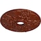 Ekena Millwork Norwich Ceiling Medallion (Fits Canopies up to 4 1/2"), 18"OD x 3 1/2"ID x 1 3/8"P, Firebrick CM18NOFIF - alternate 2
